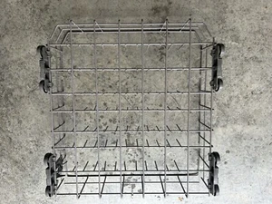 8539257 KitchenAid Whirlpool Dishwasher Lower Rack W10728159 W10195416V clean  - Picture 1 of 3