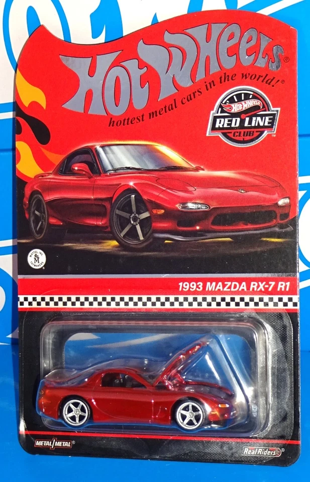 Hot Wheels Red Line Club 1993 Mazda RX-7 R1 (HWF04) Spectraflame Bright Red