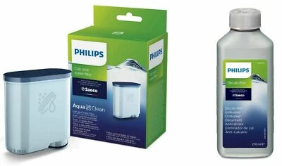 1 x SAECO Philips AquaClean + 1 x 250ml Saeco Entkalker Wartungs Kit