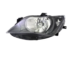 Left Headlight for Seat Ibiza 5 2012 2013 2014 2015 2016- VP1575L Black LHD - Picture 1 of 1