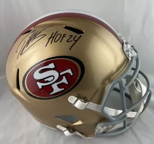 CASCO DE VELOCIDAD PATRICK WILLIS ""HOF 24"" FIRMADO 49ERS RÉPLICA TAMAÑO COMPLETO BAJO CERTIFICADO DE AUTENTICIDAD - Imagen 1 de 2
