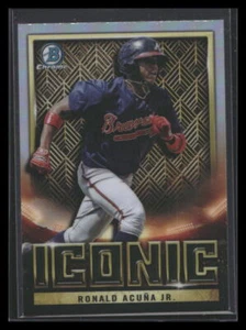 2023 Bowman cromato Ronald Acuña Jr. Bowman Iconico - Foto 1 di 2