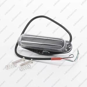 4 Wire Dual Rail Single Coil Mini Humbucker Pickup 9K For Strat Guitar 10 Colors - Picture 1 of 18