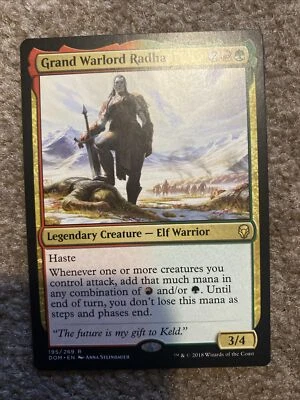 Magic: The Gathering - Grand Warlord Radha  – Dominaria Card # 195/269 - MTG - Image 1 of 4