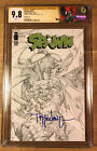 Spawn #261, Sketch, Custom Label, CGC 9.8 SS, NM/MT, signed by Todd McFarlane