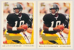 (2) Kordell Stewart 1995 Topps Football Draft Pick NM-MT RC Lot #428 - Picture 1 of 2
