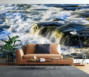 Carta da parati 3D acqua di mare H3315 immagine da parete autoadesiva adesivo rimovibile Erin - Foto 1 di 11