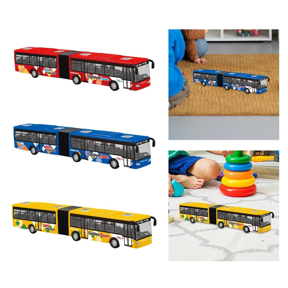 Simulazione Modello di autobus di transito Giocattolo di autobus pressofuso da - Immagine 1 di 1
