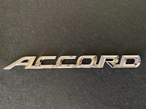 98-02 Accord Chrome Emblem Logo Badge fits Sticker W/ 3m Tape Ex Lx ExL Coupe - Bild 1 von 1