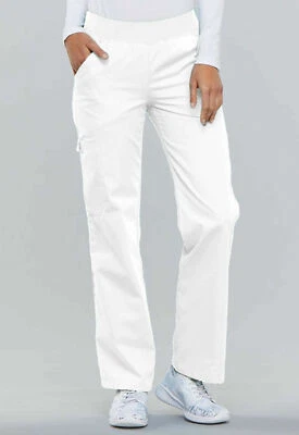 Cherokee Women Scrubs Flexibles Mid Rise Elastic Waist Pants 2085 Regular NWT - Image 1 of 4