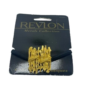 Revlon Metal Collection Womans Gold with Black Hair Band Vintage 90s 1997 - Picture 1 of 3