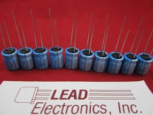 QTY10 NICHICON 100UF 35-VOLT RADIAL 125-DEGREE CAPACITOR'S - Picture 1 of 2