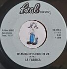 "Chicano Soul Northern" "La Fabrica"Listen "Breaking Up Is Hard To Do" "Rare 45"