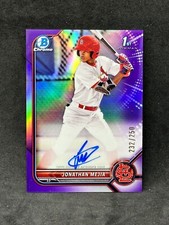 2022 Bowman Chrome Jonathan Mejia 1st PURPLE Autograph /250 St. Louis Cardinals