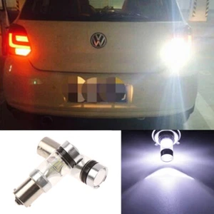 White P21W BA15s 1156 LED Canbus Backup Reversing Light Reverse Lamp - Picture 1 of 12