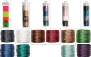 S-Lon Tex 400 - 0.9mm Cord - Single Colours & 4 Colour Mix Packs - Picture 1 of 49
