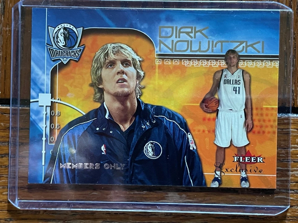 2001-02 FLEER EXCLUSIVE MEMBERS ONLY DIRK NOWITZKI #116 - Image 1 of 1