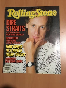 Rolling Stone Magazine #461- Nov.21, 1985-Dire Straits Knopfler-  no mail label - Picture 1 of 2