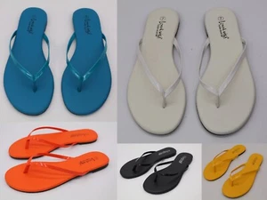 LENA LUISA BERNAL-35 STRAPPY THONG TOE SANDALS FLATS CHOOSE SIZE/COLOR - Picture 1 of 11