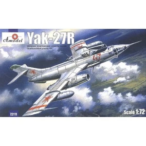 Amodel 72111 - 1/72 YAK-27R Soviet Interceptor, scale plastic model kit - Picture 1 of 12