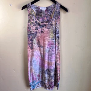 Baby Phat Womens Multicolor Butterfly Fairy Dress Size XL Cottagecore - Picture 1 of 5