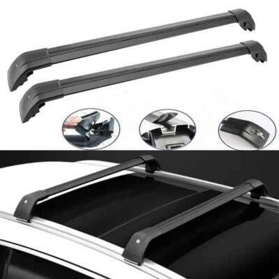 Se adapta a barras transversales de riel de techo para Mitsubishi Montero Sport 2015-2022 Foto 1 de 4