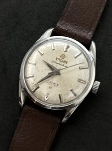 Vintage TITONI  Airmaster Titoflex Men’s 33mm Mechanical Watch Steel 21 Jewels - Picture 1 of 14