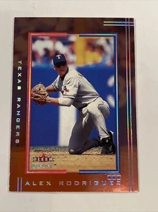 2002 Fleer Genuine #1 Alex Rodriguez - Picture 1 of 2