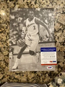 John Wall Washington Wizards Autographed Signed Becket Magazine Page PSA/DNA - Picture 1 of 3