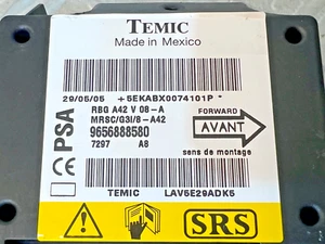 CALCULATEUR AIRBAG VIERGE CITROEN C3 PLURIEL 9656888580 - Imagen 1 de 5