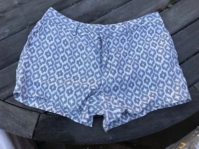 Pantalones cortos para mujer Cynthia Rowley 100 % lino talla 6 o 30x3 Foto 1 de 4