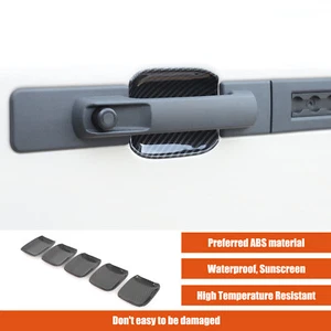 Carbon Look Exterior Door Handle Bowl Cover Trims For INEOS Grenadier 2023-2024 - Picture 1 of 22