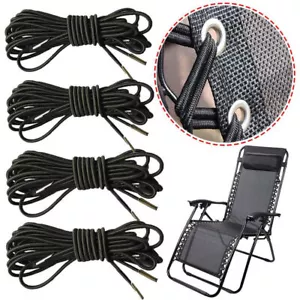4x Replacement Cord Lace for Most Zero Gravity Style Chair Garden Sun Lounger UK - Picture 1 of 12