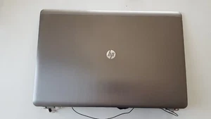 HP ProBook 4740s lcd cover top lid w/ bezel hinges cables COMPLETE - Afbeelding 1 van 2