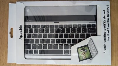 Apachie Aluminum Bluetooth Keyboard For Ipad2 And The New iPad - free P&P - Image 1 of 2