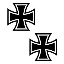 2 Stück, Auto-Aufkleber, Eisernes Kreuz, Deutschland