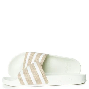Adidas Adilette Slides Slip-On Beige/Off White GY2102 Men's Size 13 MSRP $50 - Photo 1/5