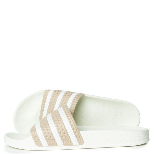 Adidas Adilette Slides slip on beige bianco sporco GY2102 uomo taglia 13 prezzo al pubblico consigliato $50