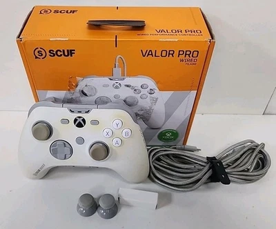 Scuf Valor Pro Wired White Gaming Controller *DISCOLOURED* - Image 1 of 4