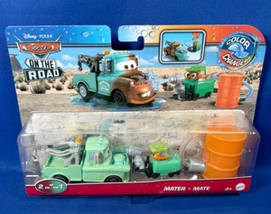 TOW MATER On The Road CAMBIA COLORE Pixar Cars TUBO CANNA ACQUA Pitty 2021 - Foto 1 di 9