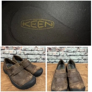 Zapatos sin cordones para mujer Keen Kaci engranajes informales talla 7,5 marrón - Imagen 1 de 8