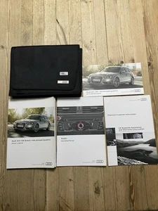 07-11 AUDI A4 S4 ALLROAD AVANT ESTATE OWNERS HANDBOOK MANUAL 2010 Ref17963 - Picture 1 of 24