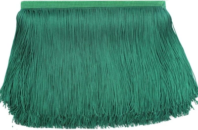 Guarnição de costura com franja borla 6 polegadas largura 10 jardas de comprimento para acessórios de roupas - Imagem 1 de 4