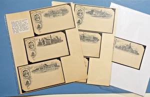 1893 World's Columbian Expo (11) NM & unbenutzt inoffizielle KOEHLER POSTKARTEN, selten - Bild 1 von 5