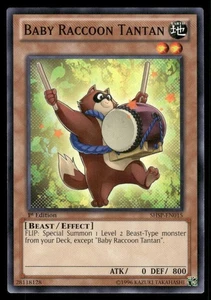 Baby Raccoon Tantan SHSP-EN015 Shadow Specters 1st Edition - Picture 1 of 2