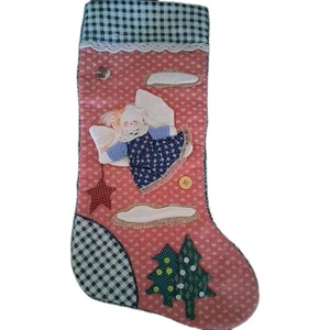 Weihnachtsstrumpf Country Engel Vintage - Bild 1 von 11