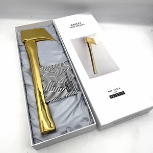 Seletti Museum Akzeptiere Deine Feinde Axt Design Von Max Huges, Gold AXT Neu - Bild 1 von 11