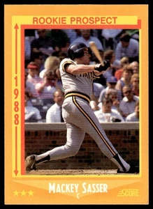 1988 Score Mackey Sasser Rookie Pittsburgh Pirates #642 - Picture 1 of 2