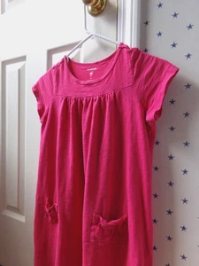 Abito Camicia CREWCUTS JCrew Tinta Unita Rosa MODESTO 100% Cotone Fluido Taglia 12 M $68 - Foto 1 di 16