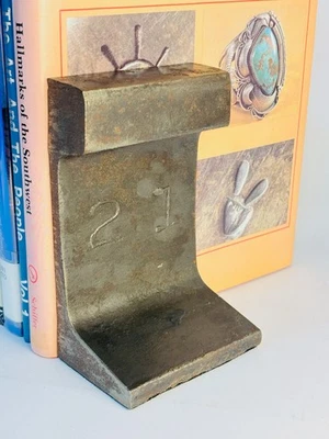 Original Denver & Rio Grande Western Railroad Track Bookends – Authentic D&RGW - Image 1 of 4